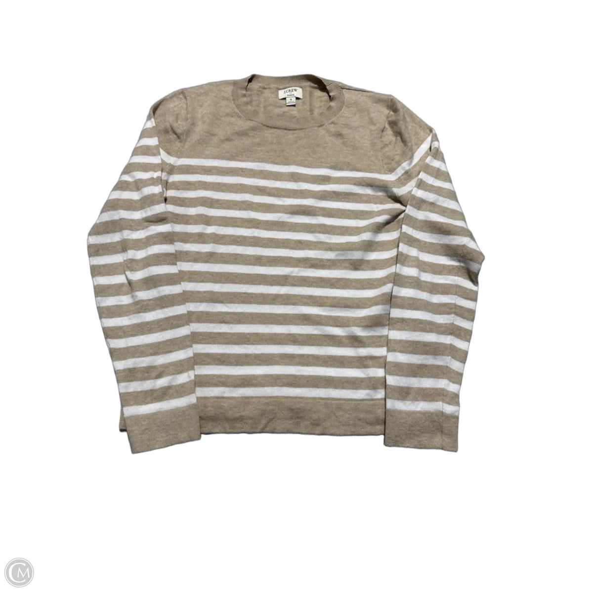 Top Long Sleeve By J. Crew In Striped Pattern, Size: S
