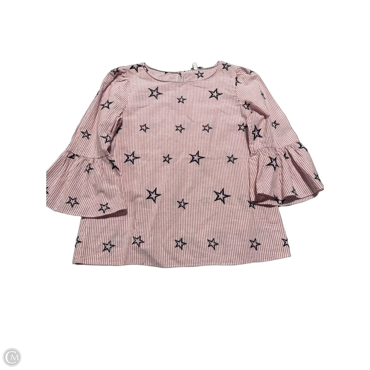 Top Long Sleeve By Cmc In Pink, Size: M