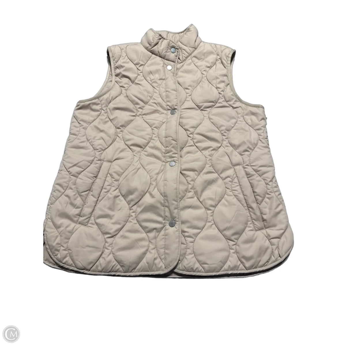 Vest Puffer & Quilted By 32 Degrees In Beige, Size: M