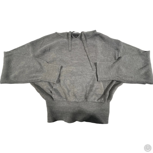Sweatshirt Hoodie By Zara In Grey, Size: M