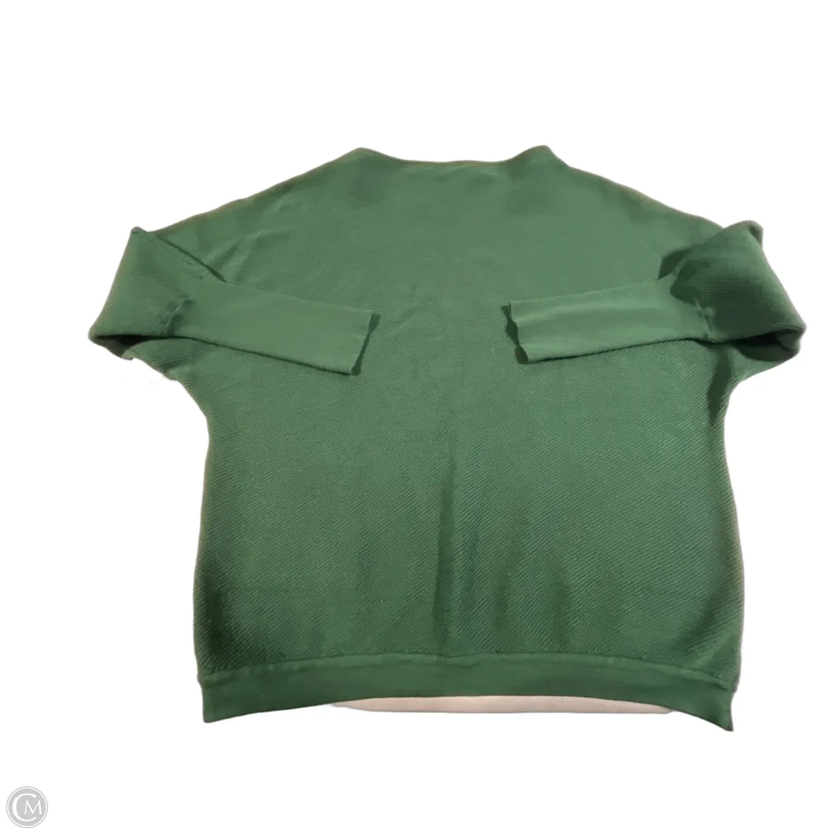 Top Long Sleeve By Cmc In Green, Size: M