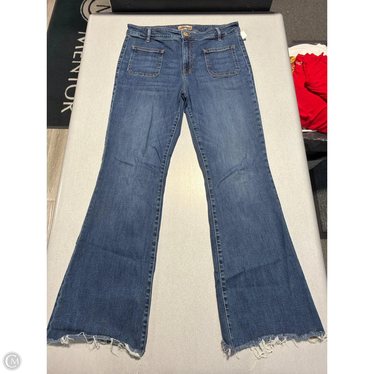 Jeans Wide Leg By Kut In Blue, Size: 12