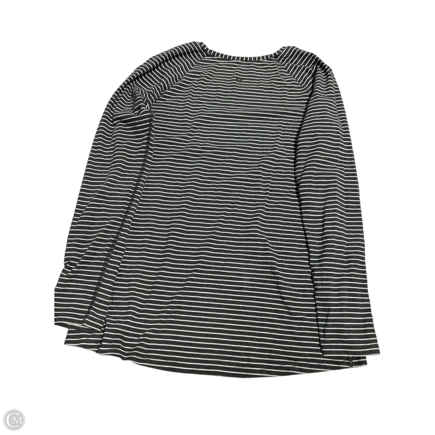 Top Long Sleeve By Lululemon In Striped Pattern, Size: M