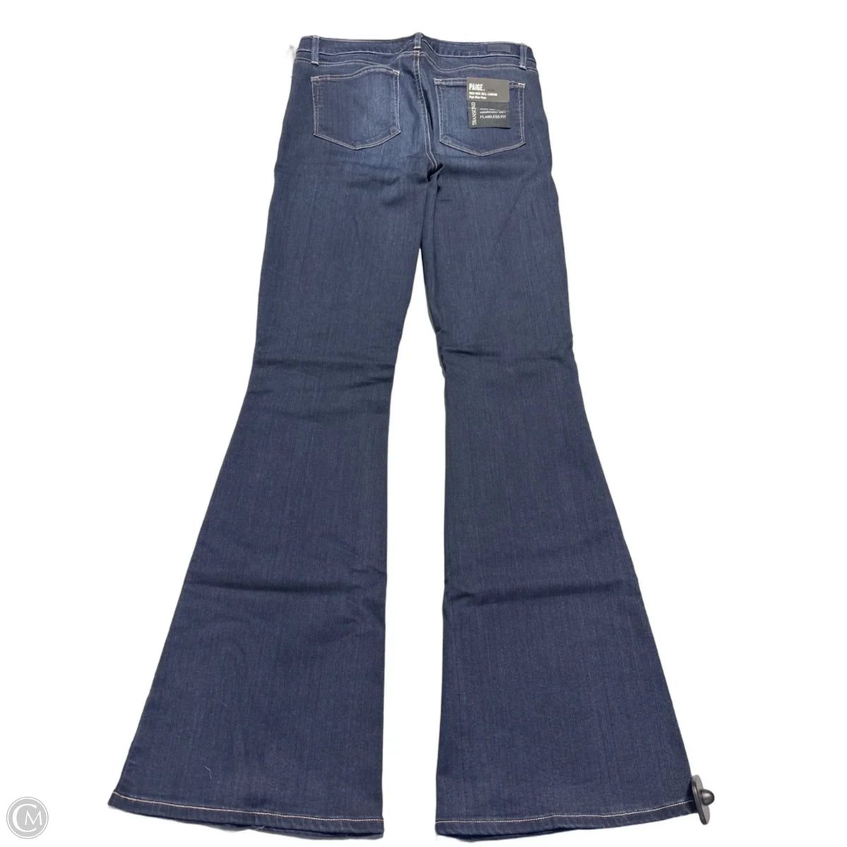 Jeans Flared By Paige In Blue, Size: 10