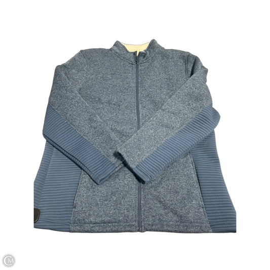 Coat Faux Fur & Sherpa By Cmc In Blue, Size: Xxl