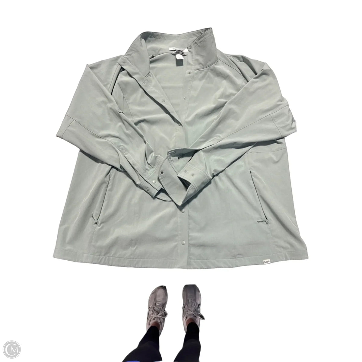 Jacket Windbreaker By Duluth Trading In Green, Size: 2x