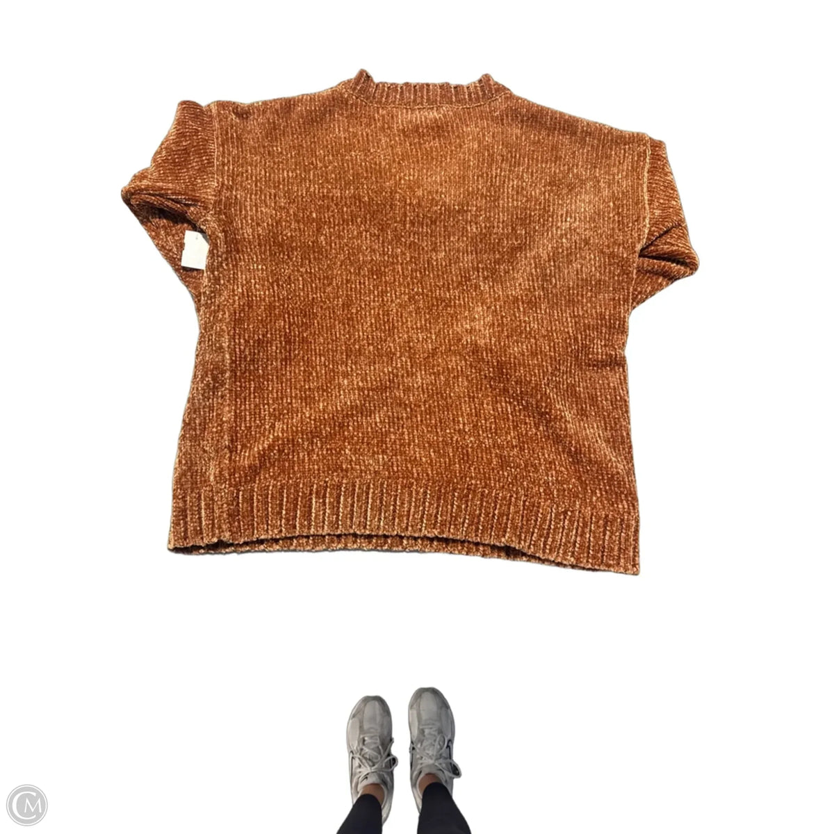 Sweater By Pink Lily In Bronze, Size: Xs