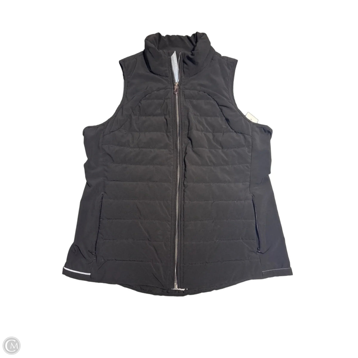 Vest Puffer & Quilted By Tangerine In Black, Size: M