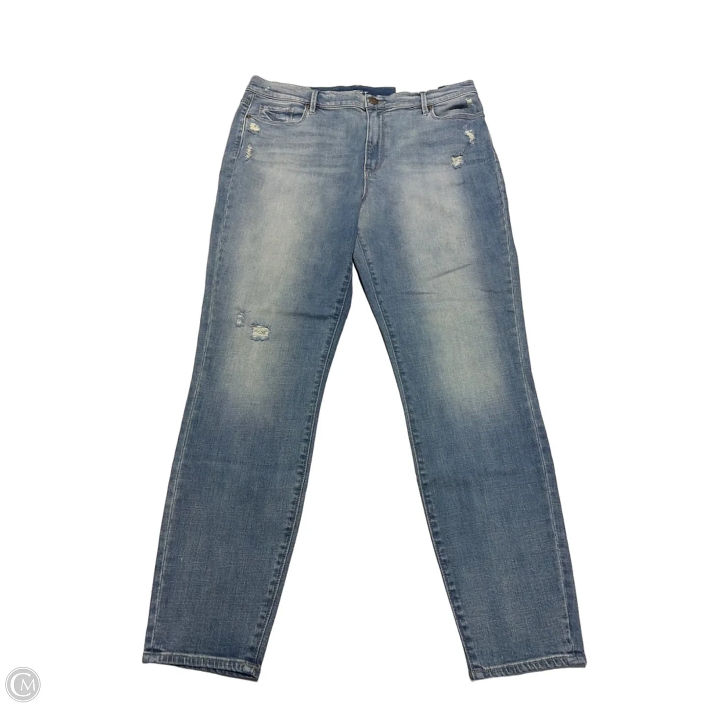 Jeans Straight By Loft In Blue, Size: 14