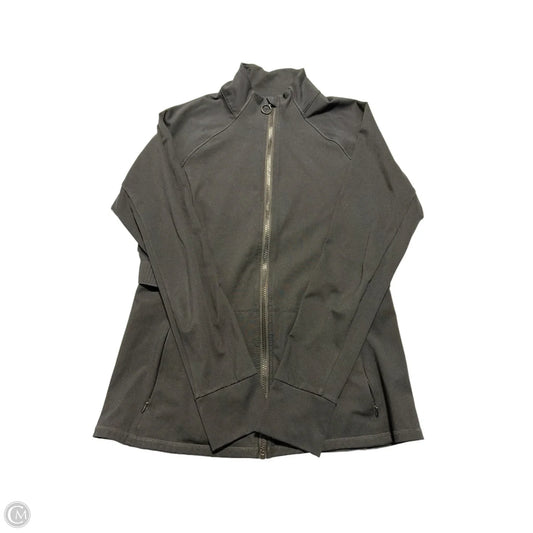 Athletic Jacket By Fabletics In Black, Size: L