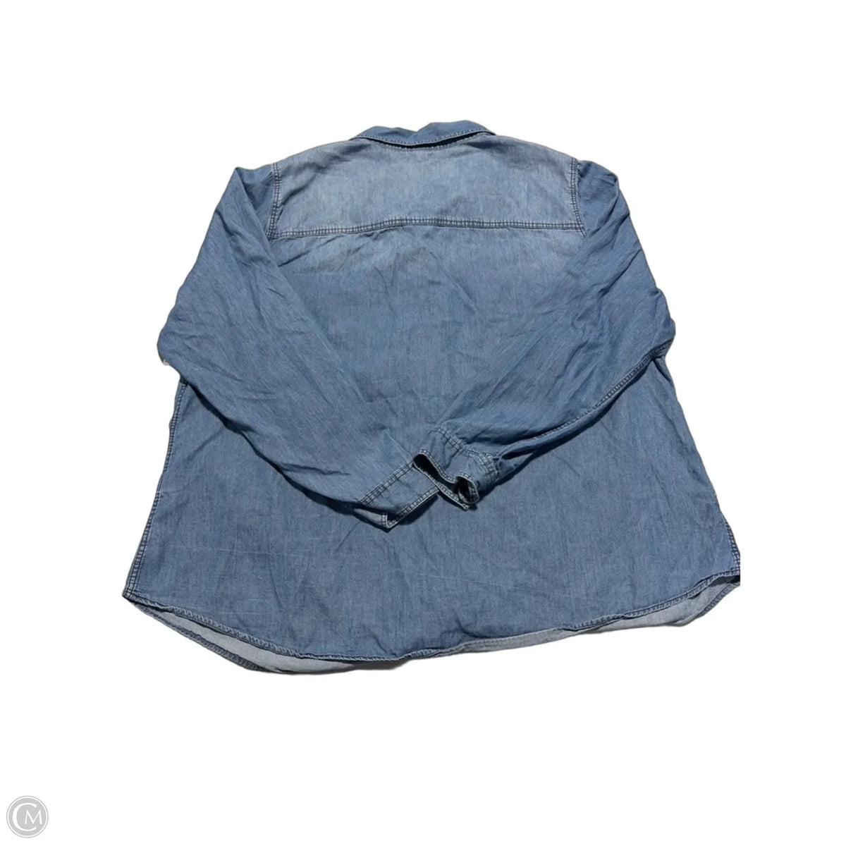 Top Long Sleeve By Torrid In Blue, Size: 3x