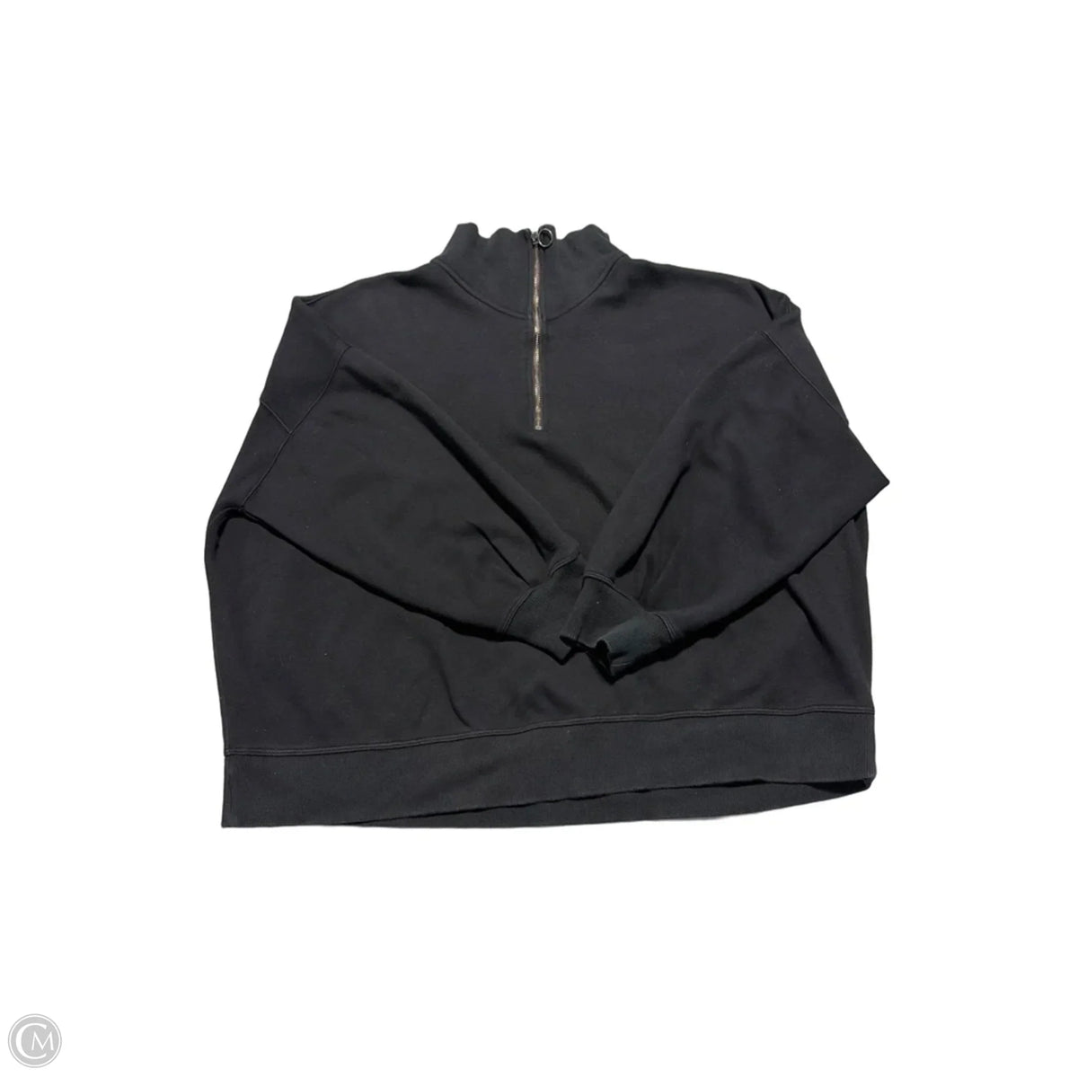 Sweatshirt Crewneck By Athleta In Black, Size: 2x