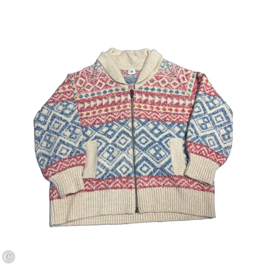 Jacket Fleece By Cabi In Cream, Size: L