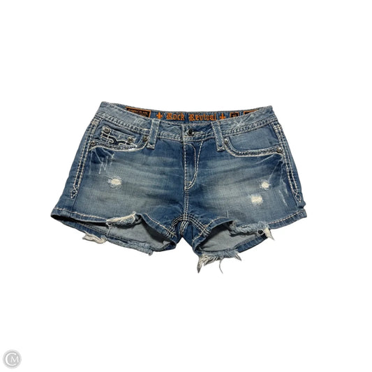Shorts By Rock Revival In Blue, Size: 12