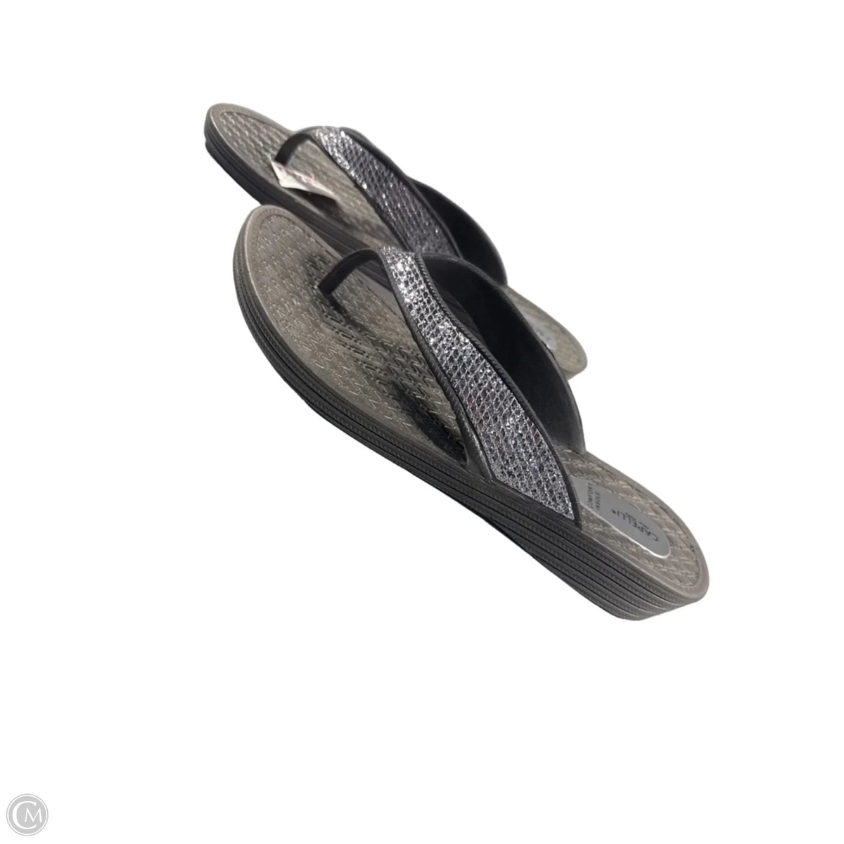 Sandals Flats By Capelli In Silver, Size: 11