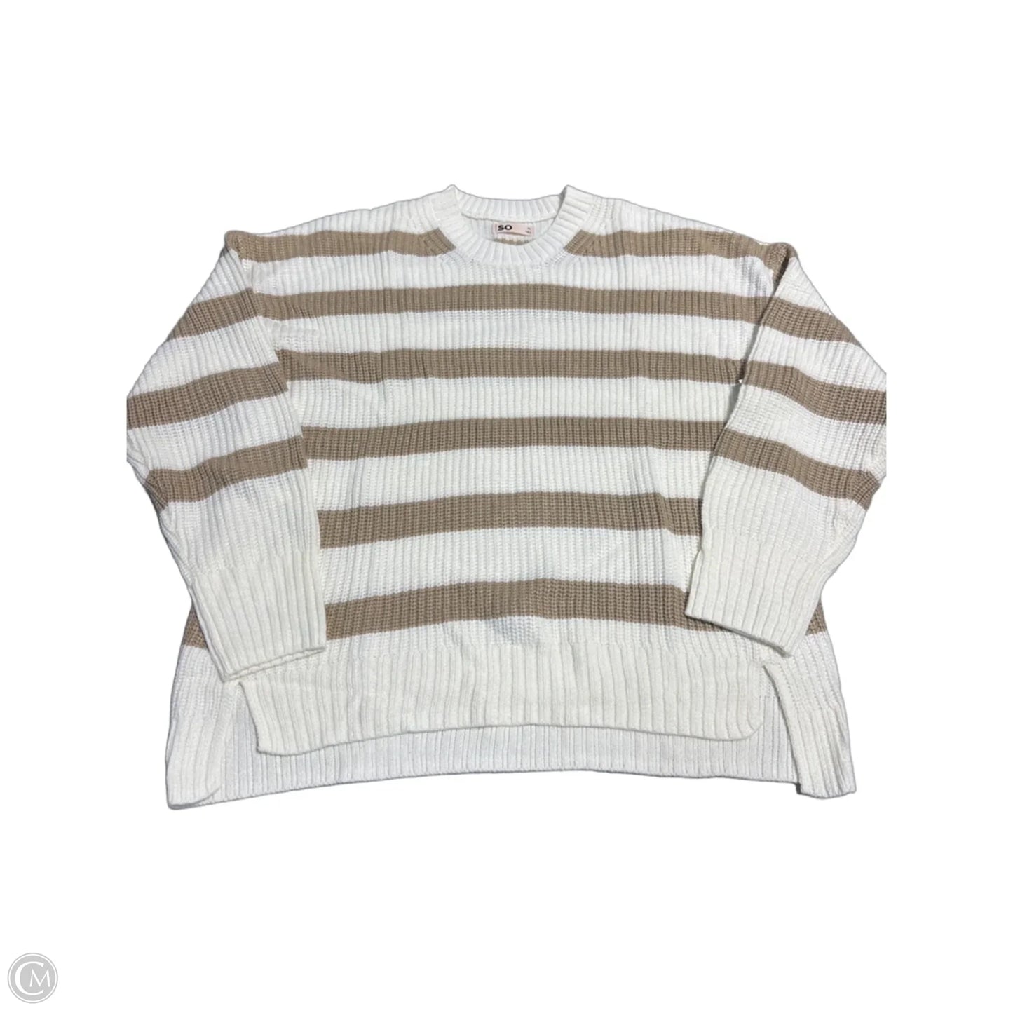 Sweater By So In Striped Pattern, Size: Xl
