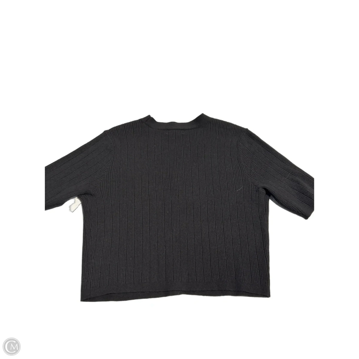 Top 3/4 Sleeve By Sofia In Black, Size: Xl