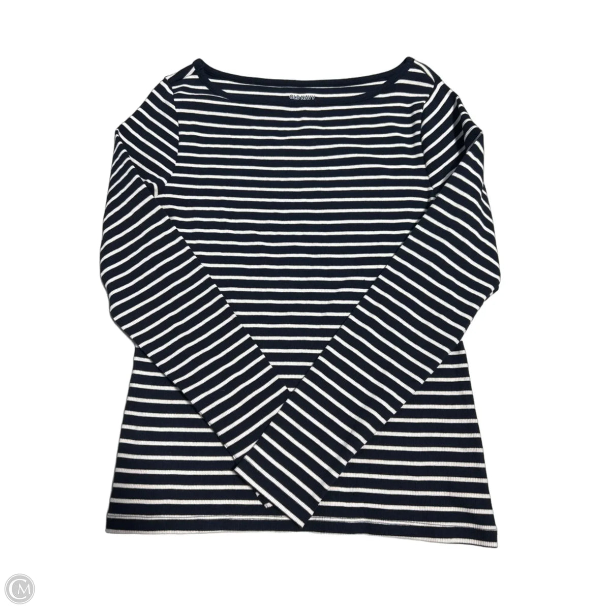 Top Long Sleeve By Old Navy In Striped Pattern, Size: L