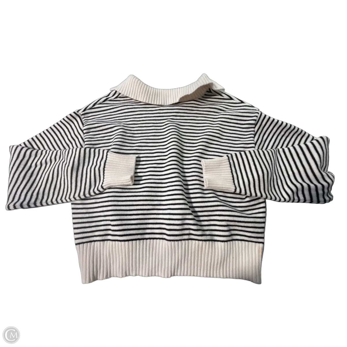 Sweater By Universal Thread In Striped Pattern, Size: M