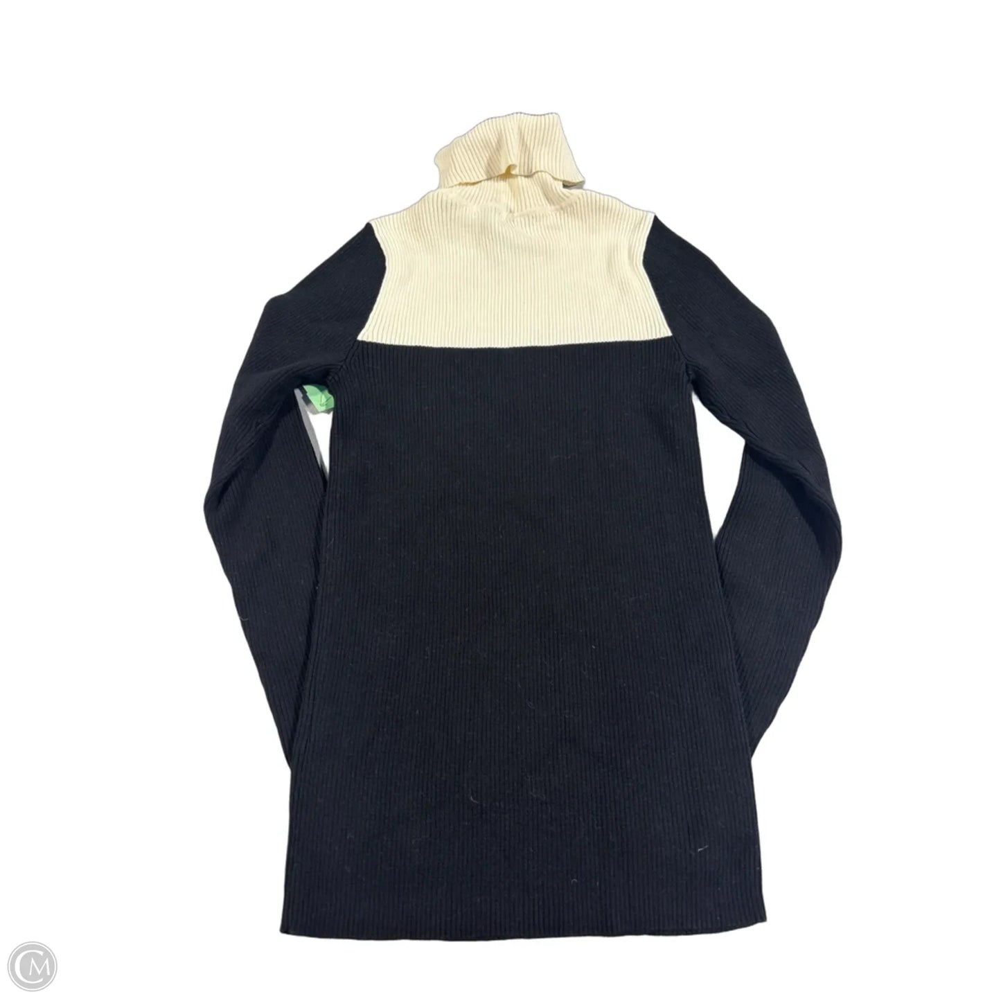Top Long Sleeve By Ralph Lauren In Black & White, Size: S