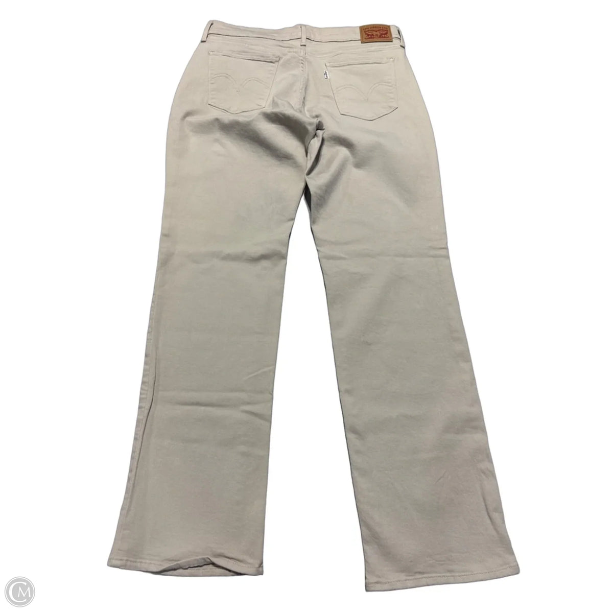 Jeans Straight By Levis In Beige, Size: 10