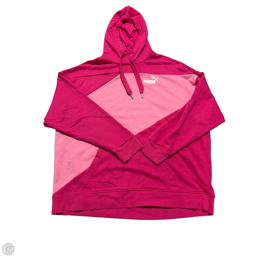 Sweatshirt Crewneck By Puma In Pink, Size: Xl