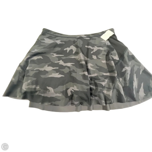 Athletic Skort By Athleta In Camouflage Print, Size: M
