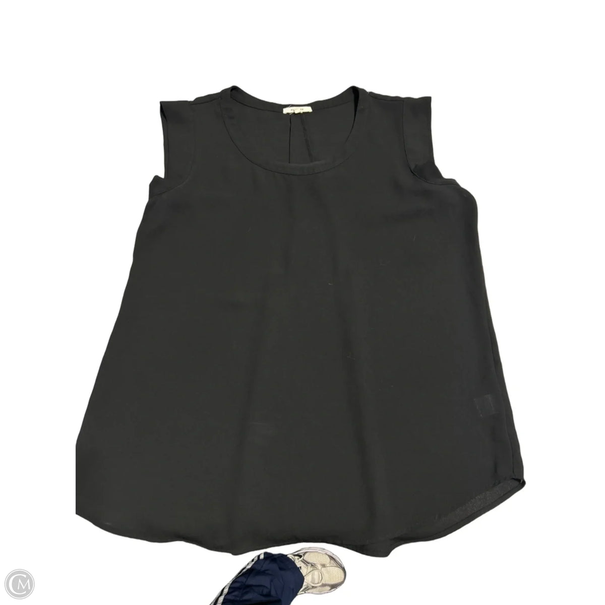 Top Short Sleeve By Pleione In Black, Size: M