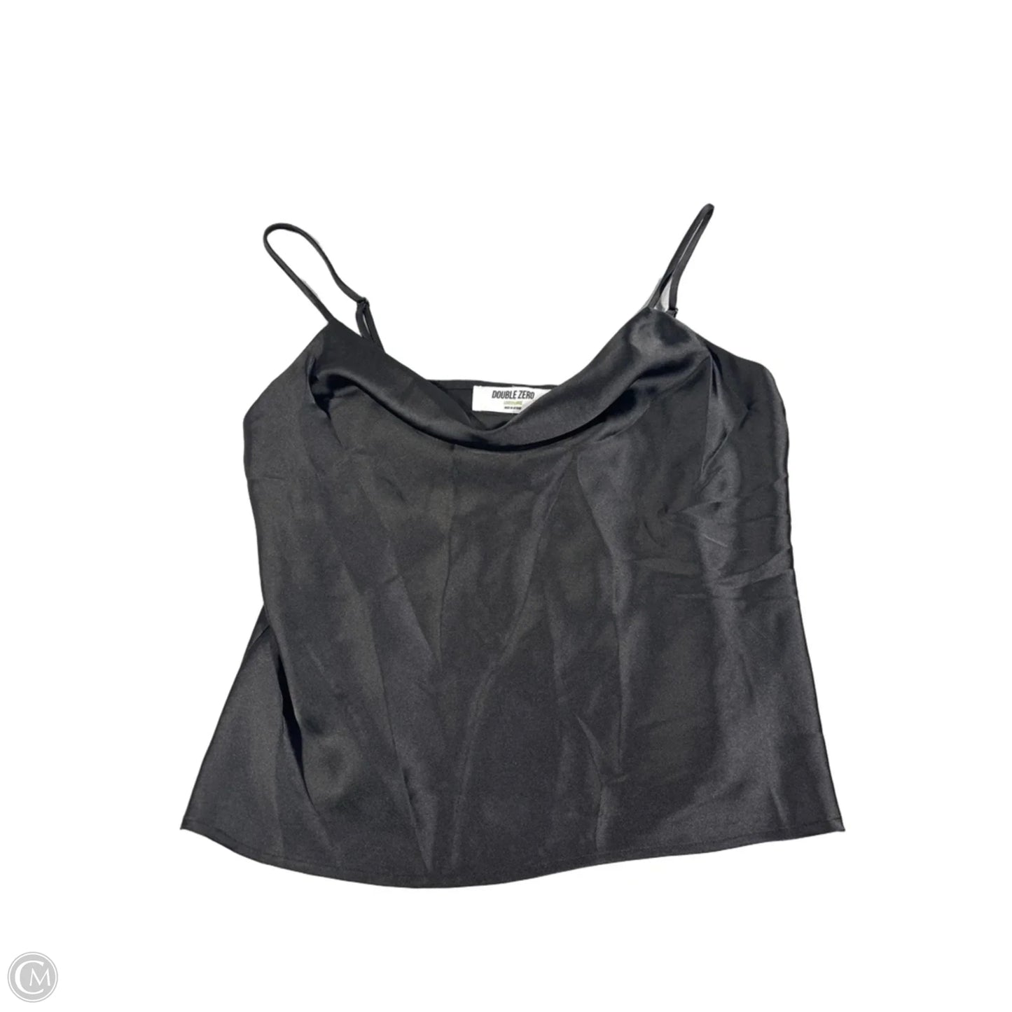 Tank Top By Double Zero In Black, Size: L