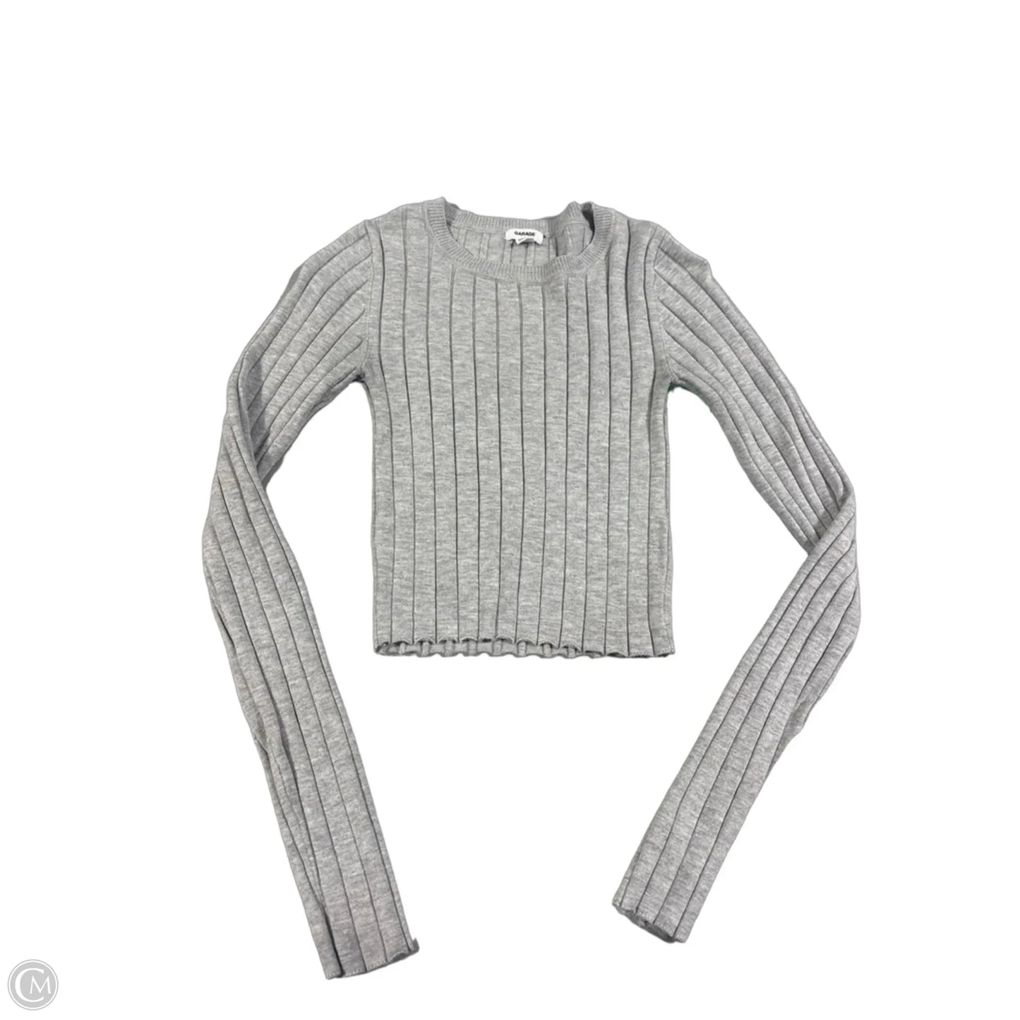 Top Long Sleeve By Garage In Grey, Size: Xs