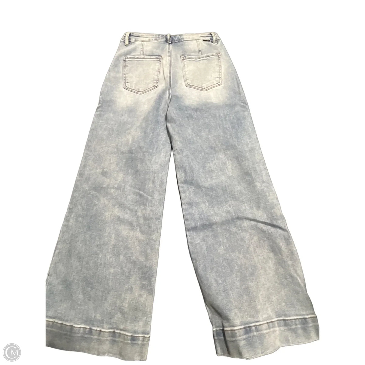 Jeans Wide Leg By Risen In Blue Denim, Size: 8