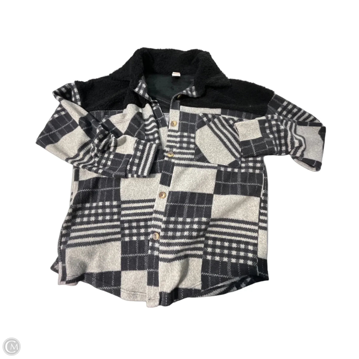 Top Long Sleeve By 7th Ray In Black, Size: M