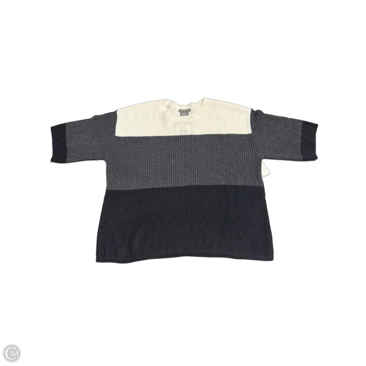 Sweater By Matty M In Black & White, Size: M