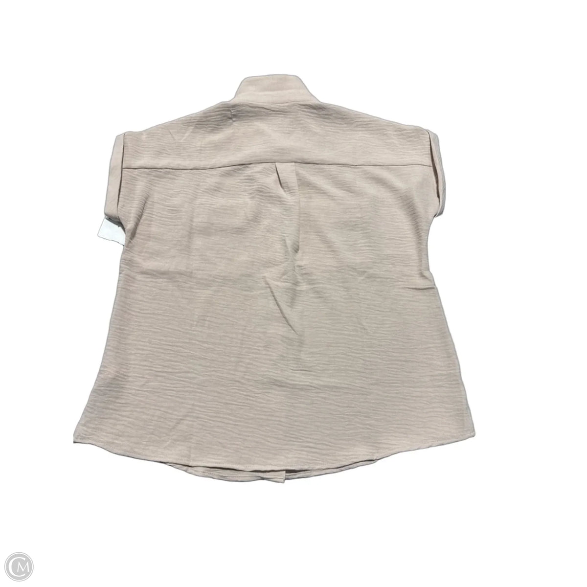 Top Short Sleeve By Maurices In Beige, Size: S