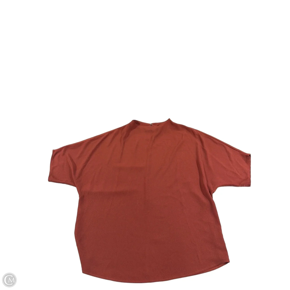 Top Short Sleeve By Express In Brown, Size: M