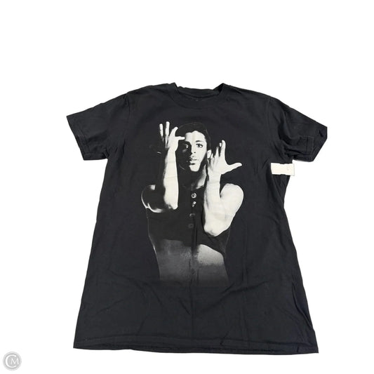 Top Short Sleeve By Cmc In Black, Size: M