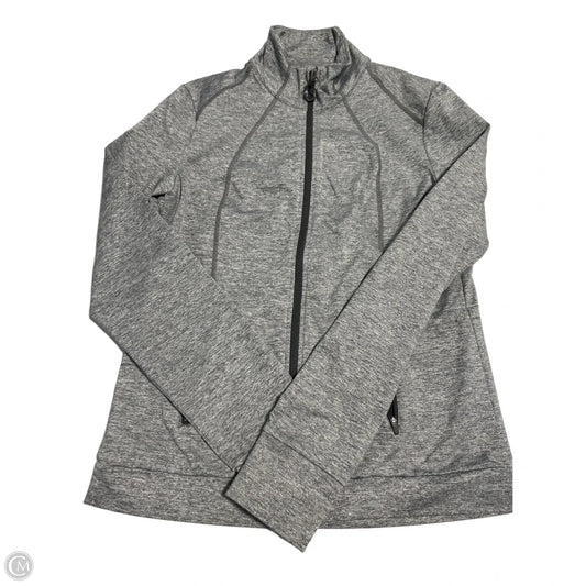 Athletic Jacket By Zella In Grey, Size: M