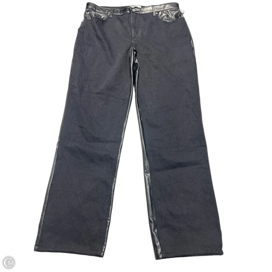Jeans Flared By Abercrombie And Fitch In Black, Size: 18