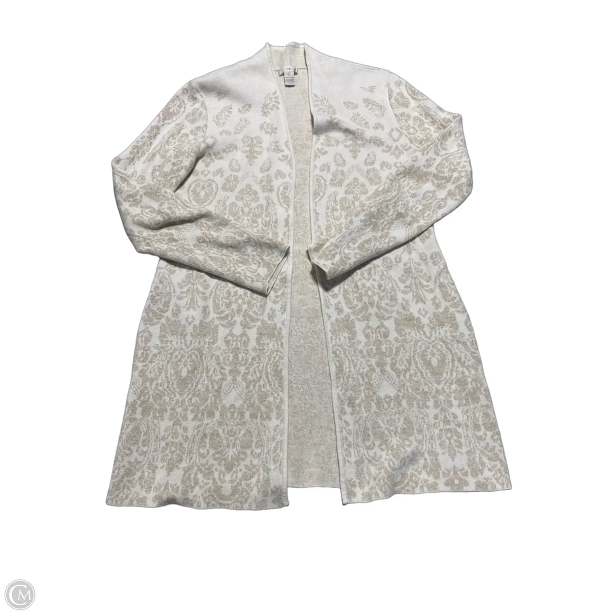 Cardigan By Chicos In Cream, Size: S