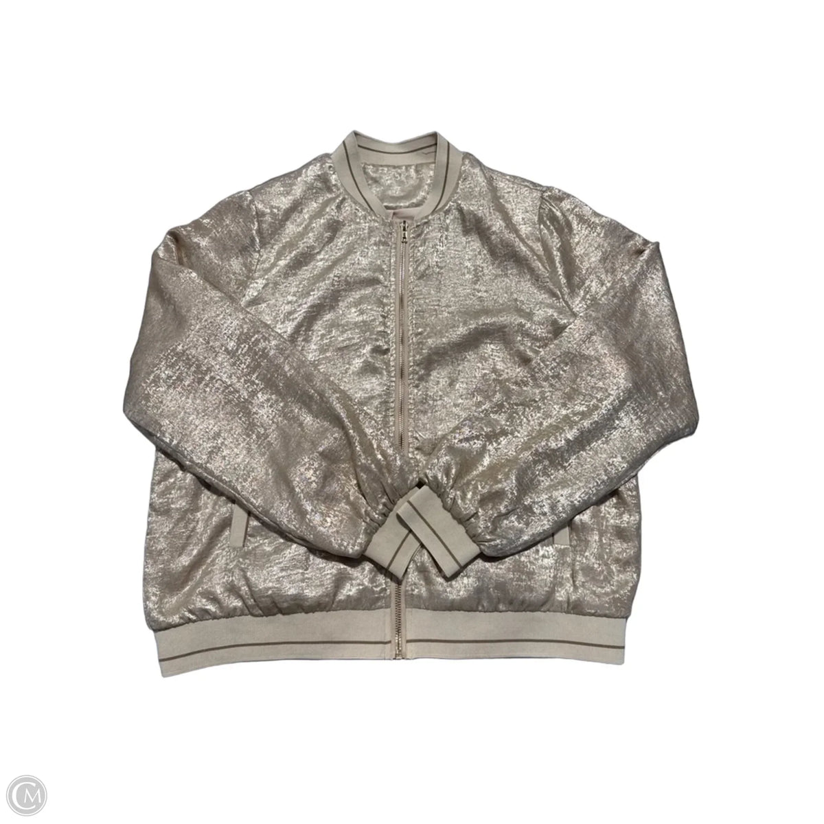 Jacket Shirt By Cmc In Gold, Size: L