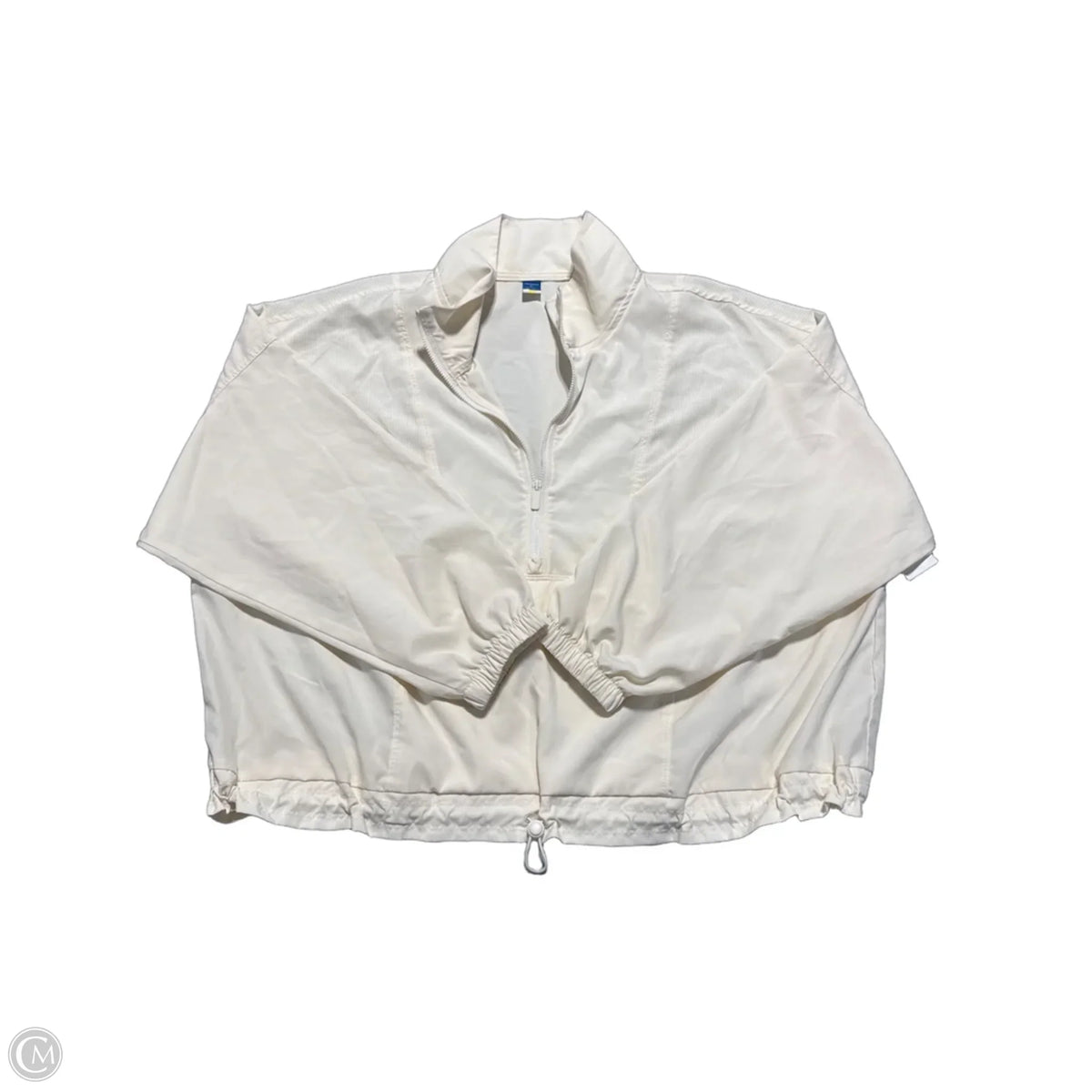Jacket Windbreaker By Old Navy In Cream, Size: Xl