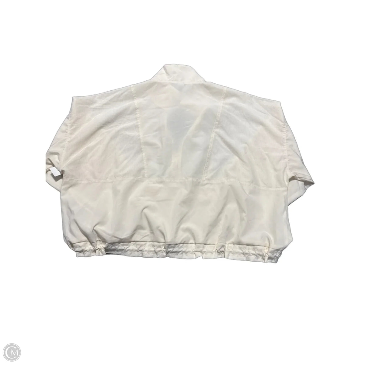 Jacket Windbreaker By Old Navy In Cream, Size: Xl