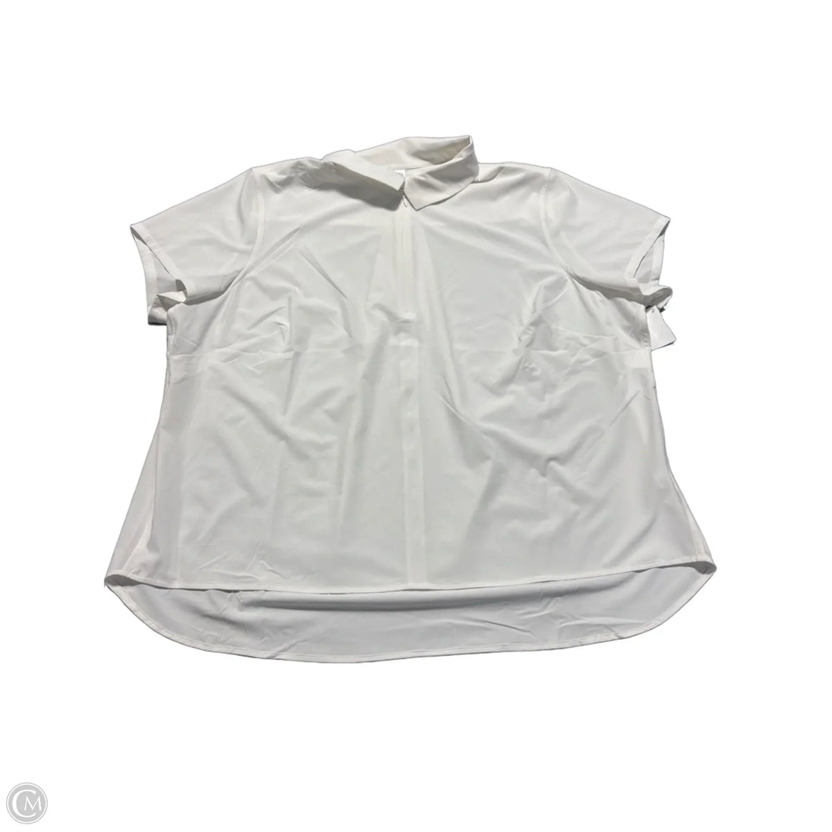Top Short Sleeve By Spanx In White, Size: 2x