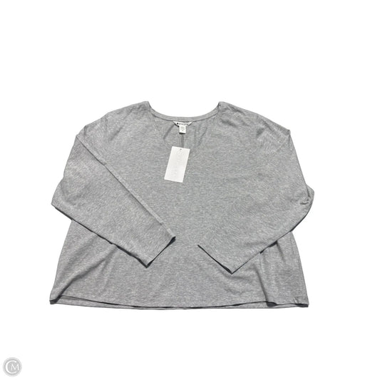 Top Long Sleeve By Athleta In Grey, Size: 2x