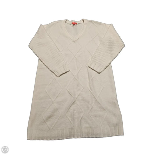 Dress Sweater By Joe Fresh In White, Size: L