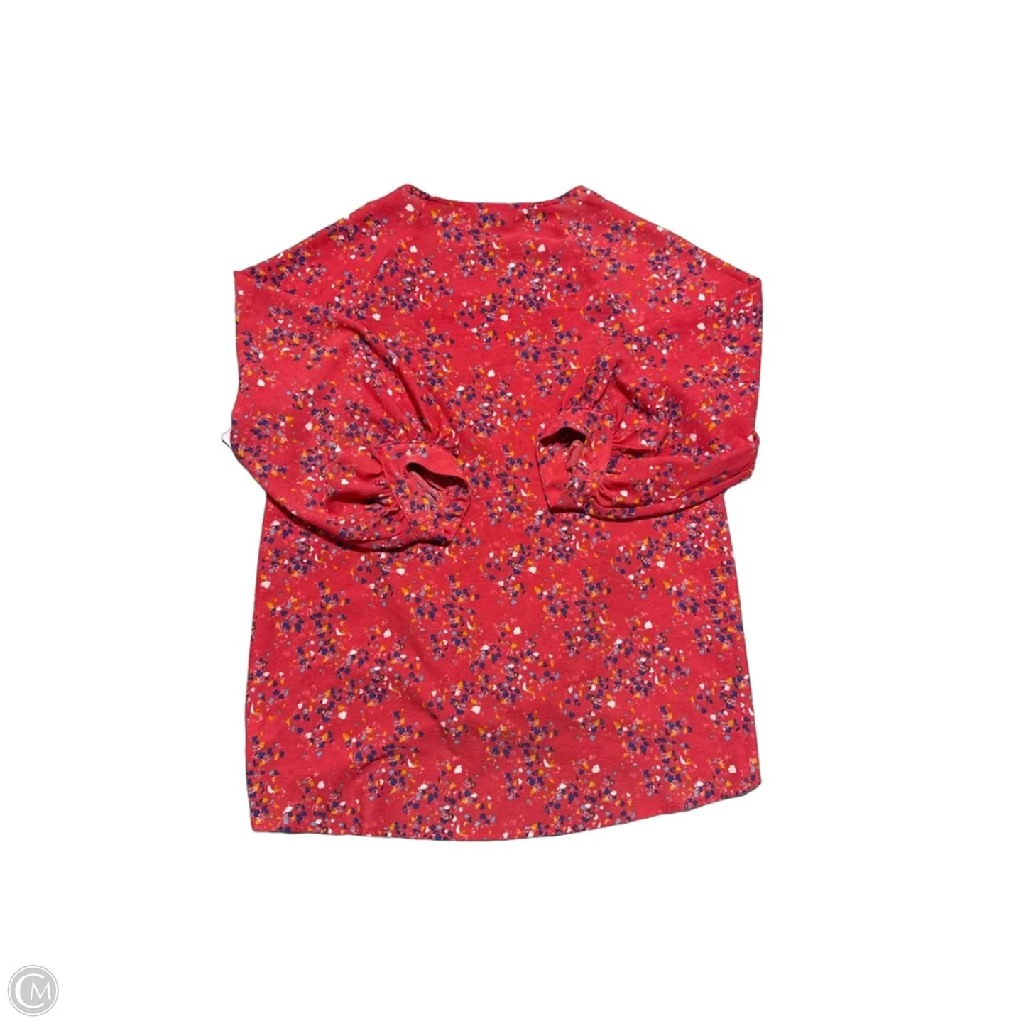 Top Long Sleeve By Gibson In Pink, Size: M