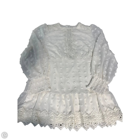 Dress Casual Midi By Love By Design In White, Size: Xl