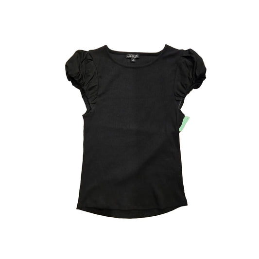 Top Short Sleeve By J. Crew In Black, Size: M