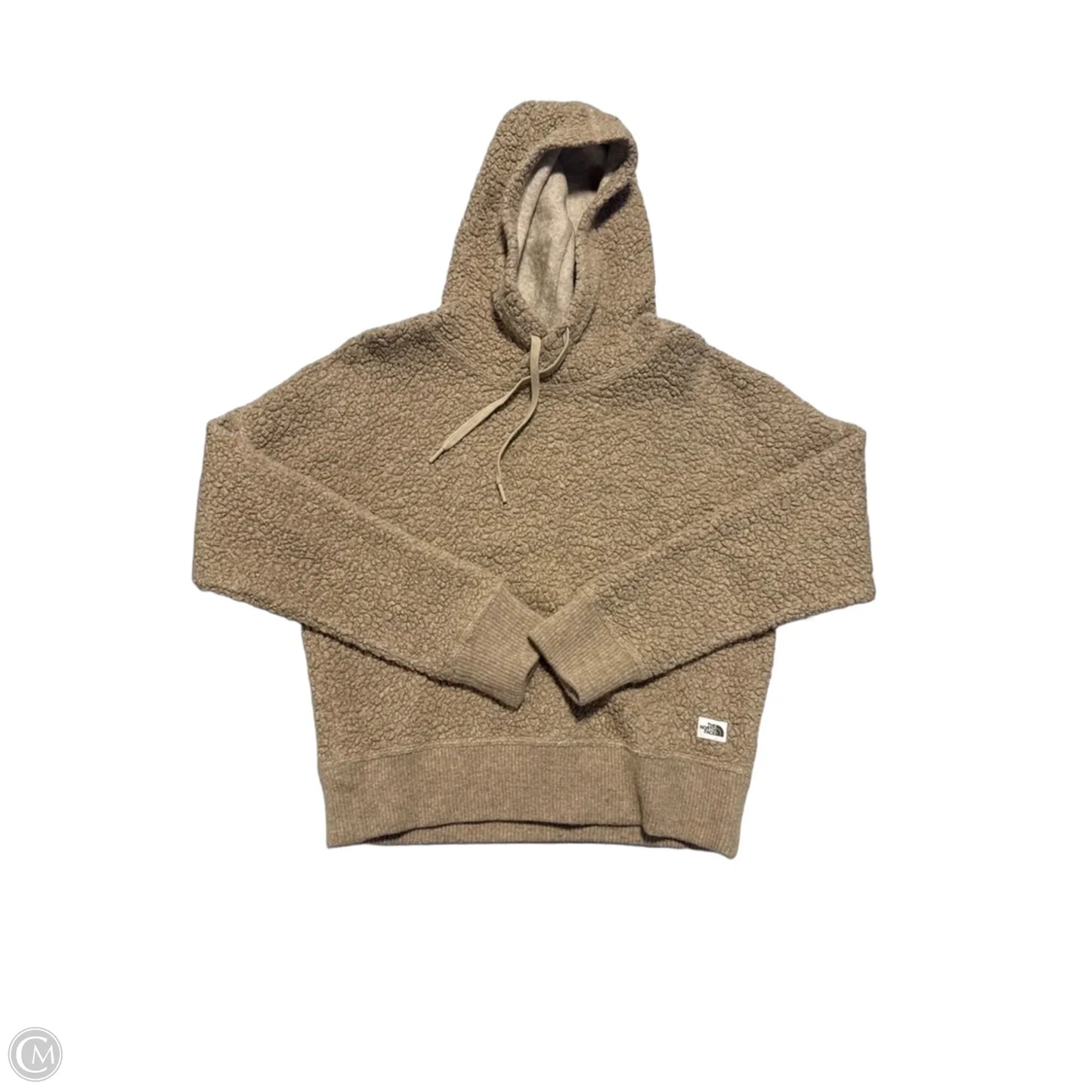 Sweatshirt Hoodie By The North Face In Tan, Size: M