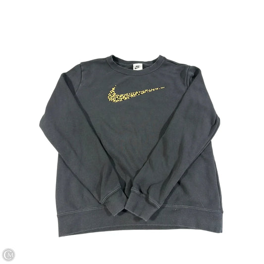 Top Long Sleeve By Nike In Black, Size: S